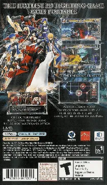 BlazBlue - Calamity Trigger (EU) box cover back